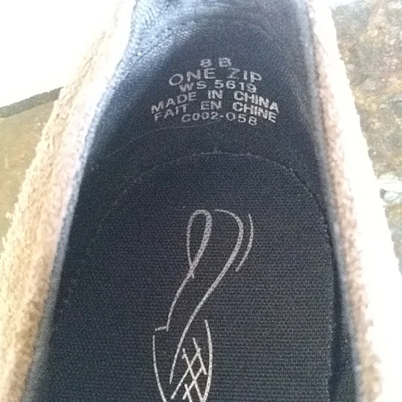 Aerosoles Suede Leather Zip Up Loafers 8B Chocolate Brown - Picture 12 of 15